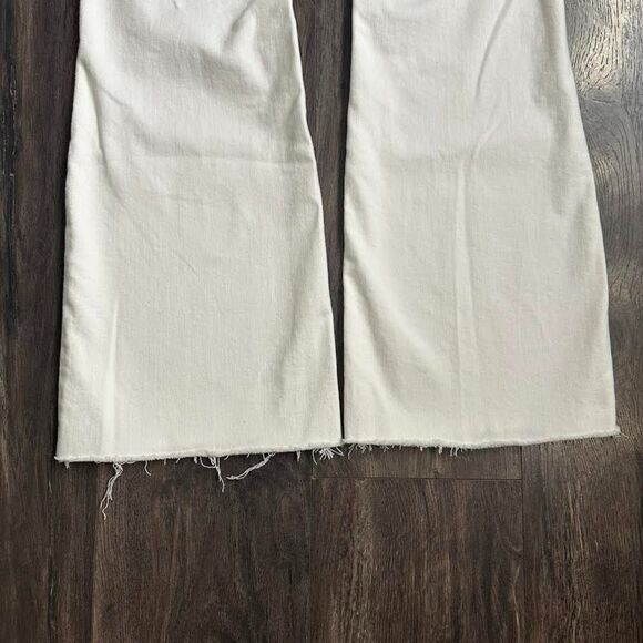 NWT Sam Edelman Jeans Stiletto Bootcut High Rise White Denim Pants Women's 14/32 - Picture 11 of 11